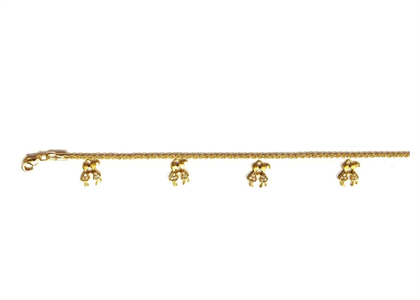 Gold Plated | Charm Anklets